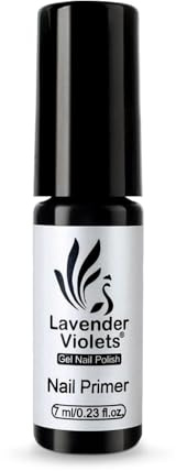 Lavender Violets Nail Primer, Acid-Free Bond Primer for UV Gel Polish & Acrylic Nails, Air Dry No UV Lamp Needed, Long-Lasting Adhesion, Beginner-Friendly Nail Pre Ddehydrator for Manicure 108