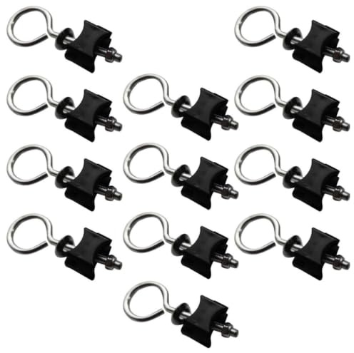 GOOHOCHY 12 Sets Trampoline Replacement Screws Made of Galvanized Steel with Simple Installation and Sturdy Design for Secure Fixing of Large and Small Trampolines