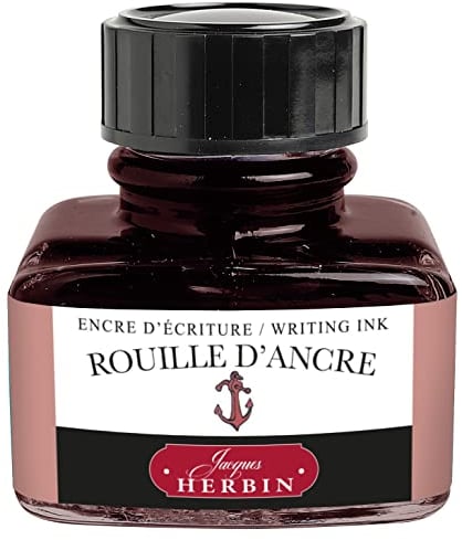 Jacques Herbin 13058T- 30ml Bottle of Ink for Fountain Pens and Rollerball Pens - Rouille D'encre