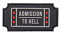 Copytec 3D Rubber Admission to Hell Patch Teufel 666 Messerklinge 3 x 7 cm#26970