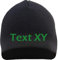 HB_Druck Beanie mit Wunschtext - Blockschrift - Bestickt - Mütze Strickmütze Stickfarbe: grün