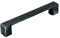 SIRO Möbelgriff Bad-Krozingen, Modern, Druckguss eisenfarbig gebürstet matt, 161 mm x 27 mm x 20 mm, LA 128 mm, 2157-161ZN75