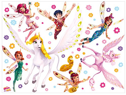 Bilderwelten Wandtattoo Mia and Me - Sara, Onchao, Kyara mit den Elfen Wandtatoo Wandsticker Kinderzimmer Mädchen Einhörner, Größe: 120cm x 160cm