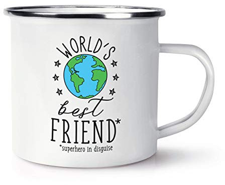 World's Best Friend Émail Tasse Mug