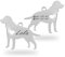 Ibera gifts - Hundemarke mit Gravur, Hundemarke personalisiert, in Form eines Labrador, Edelstahl, für alle Haustiere, 30 x 25 mm