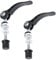 LSHEQYI Seatpost Clamp,2 Pcs Aluminum Alloy Bicycle Quick Release Seat Post Clamp Skewer Bolt Tool for Cycling