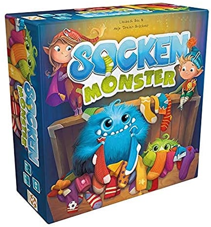 Lifestyle Boardgames | Sockenmonster | Kinderspiel | Brettspiel | 2-4 Spieler | Ab 6+ Jahren | 15+ Minuten | Deutsch