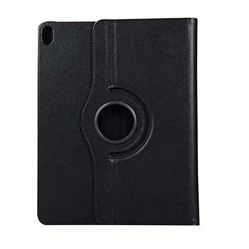 Funda para iPad Air 4 10,9 pulgadas 2020 [Soporte para cargar lápices de segunda generación] – Funda giratoria 360 grados, color negro
