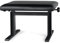 Classic Cantabile Pianobank Hydraulisch Schwarz - Sitzhöhe mittels Öldruckfedern von 46 bis 61 cm verstellbar - Schwarzer Sitzbezug aus Kunstleder - Große Sitzfläche: 68 x 35 cm - Schwarz