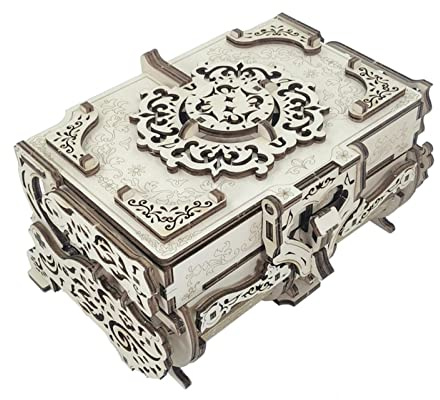 jbshop Spieluhr Musical Box DIY. Handmontierte Musikkasten Schmuck Aufbewahrungsbox Spielzeug Mädchen Junge Geburtstagsgeschenk Music Box Spieluhren Schmuckkästchen (Color : Single Movement)