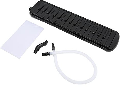 Pianoforti a Bocca, Tastiera per Pianoforte ad Aria a 32 Tasti Materiale Sicuro Strumento Melodica Pianoforti a Bocca Professionale Melodica con Bocchino Corto
