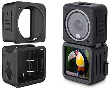 MotuTech Schutzhülle aus Silikon für DJI Action 2, Schutz vor Stürzen, Kratzfest (für Dual-Bundle)