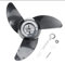 Alomejor Propeller 12 V 24 V Elektro Thruster Marine Motor Propeller Ersatzpropeller für Boot Marine Heckpropeller