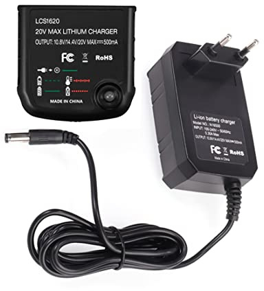Caricatore batteria per Black- 10,8 V 14,4 V 20 V LBXR20 LBX20 LBX4020 Cacciavite a Trapano Elettrico, Spina UE