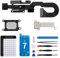 CYKJGS for iPhone 7 Ear Speaker Replacement Kit OEM with 7MP Facing Front Camera + Front Earpiece Module with Proximity Sensor Microphone Flex Part Ambient Light Fix Repair Tools A1660 A1778 A1779