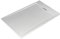 Ideal Standard - Ultra Flat S i.life Rechteckige Duschwanne 120 x 80 aus Harz, Ablaufgarnitur kurze Seite, mattes Finish in Steinoptik, weiß