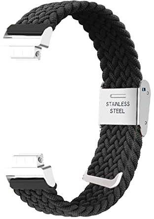 KARYOU Nylon Armband für Fitbit Inspire 2 Armband Solo Loop Armband mit Fitbit Inspire 2 Ersatzarmband Nylon Stoff Loop Elastisches Verstellbares Armbänder für Fitbit Inspire 2 (C,Inspire 2)