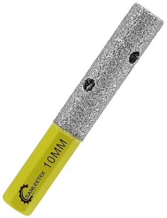 Diamant Fingerfräser 10mm mit Sechskantschaft Vergrößern Formgebung Trimmen Vorhandener Löcher in Fliese Porzellan Keramik Marmor Granit Kunststein SANLEETEK