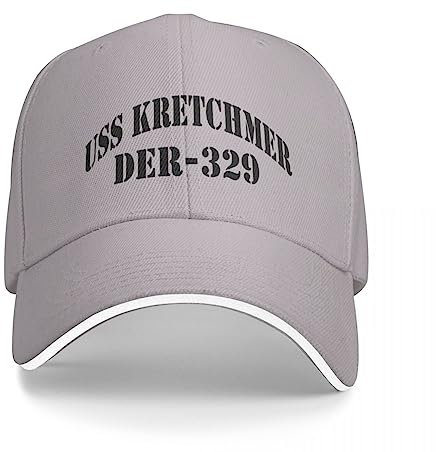 OAKITA Basecap USS KRETCHMER DER-329 Ship's Store Mütze Baseballmütze Baseballmütze Fischerhut Herrenmütze Damen