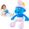 Schlümpfe Plüschtier, 35cm Smurfs gefüllte Puppen, Stofftier Gefüllte Plüschpuppe Stofftier Plüsch, Schlümpfe Kuscheltier, Smurfs Plüschtier Toy (A)