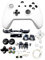 Valley Of The Sun Lot complet de 30 coques de rechange pour manette sans fil Xbox One S modèle 1708, plaques, boutons, joysticks et poignées Blanc