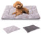 BVAGSS Orthopädisches Hundebett, Waschbar Hundekissen flauschig Hundematte, Umkehrbar Weiche und Warme Hundematte für klein mittel große Hunde XH079 (60x45x4cm,Grey Paw)