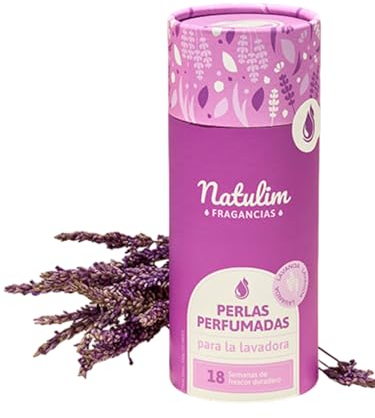 Natulim Perlas Perfumadas - Perlas Aromatizantes para Ropa - Fragancia Duradera - Sin Químicos Nocivos - Apto Pieles Sensibles y todo tipo de Prendas - 30 Lavados (Fragancia Lavanda)