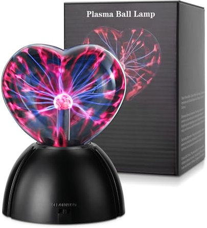 Wothfav Plasmakugel, Magische Plasma-Lampe Berührungsempfindliche und schallempfindliche Plasma-Lampe Neuheit Nachtlicht für Kinderzimmerdekoration