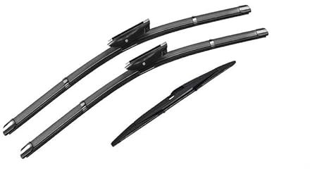 escobillas limpiaparabrisas de goma Para Rena&ult para Megane III 3 Hatchback CO&UP&E CC GT 2008-2016 parabrisas ventana 24 16 14 juego de limpiaparabrisas traseros delanteros de coche(RHD,3PCS HAT