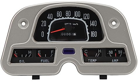 Groupe d'instruments de compteur de vitesse, 12 V KM/H 83100 60180 Panneau de remplacement numérique compatible avec Land Cruiser série 40 BJ40 BJ43 FJ40 FJ43 FJ45 HJ45 1974? 1980, jeu de jauges