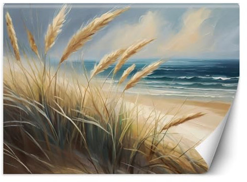 Feeby - 3d Tapete - 400x280cm - Fototapete Schlafzimmer - Meer Strand Natur - Deko Wohnzimmer - Wallpaper - Wand Deko - Wandtapete - Wandbild XXL - Tapete - Wanddeko - Vliestapete - Wandbilder