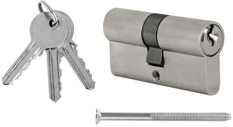 cylindre de fermeture 30/30 pour serrure de porte d'entrée - serrure à cylindre - serrure de porte d'entrée - cylindre de porte - serrure avec clé - cylindre profilé - cylindre de porte