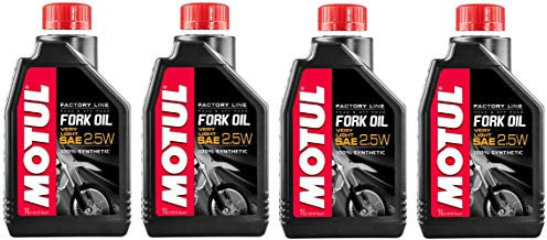 Motul Factory Line Fork Oil 2.5W Very Light Fully Synthetic, Road @ Off Road 4 Litres