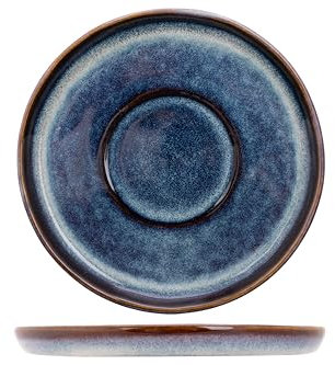 Cosy & Trendy Lot de 6 Sous-Tasses en Grès Jade, Indigo, D15Cm