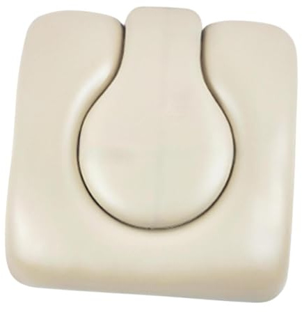 Generic Commode Seat Cushion Sponge Padded Seat Pad Cover Toilet Cushion for Bedside Commodes Chair, Light Yellow