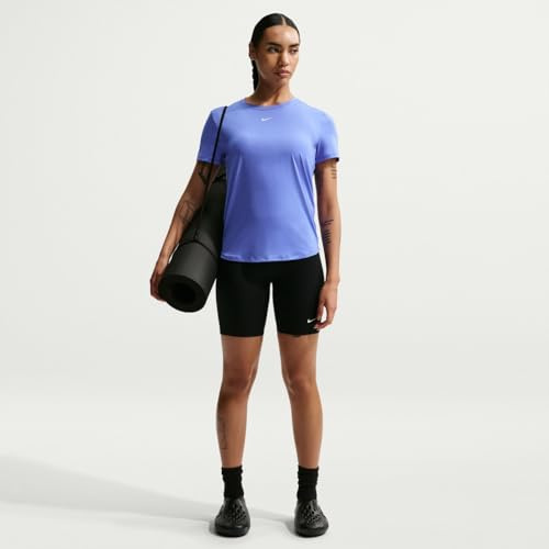 NIKE Damen One Classic Df SS T-Shirt, Sapphire/White, XS