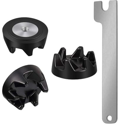 3 Pack Blender Coupler Replacement for KitchenAid 9704230 – Rubber Clutch Gear with Spanner Tool, Compatible with KSB52, KSB5, 5KSB52, 5KSB5 Models
