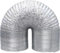 QCKNKMGG Tubi di Ventilazione in Alluminio, Condotto di Scarico in Alluminio for sistemi, Tubo di Ventilazione Flessibile(2m 180mm)