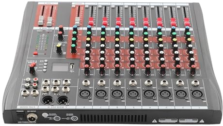 DJ-Controller, 8-Kanal-mischpult, professioneller DJ-mixer, 8-Kanal-DJ-Mischpult