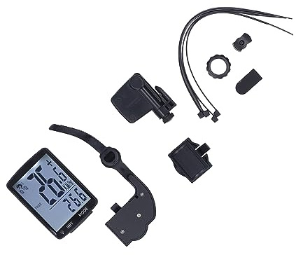 Aramox Kabelloser Fahrrad-Tachometer mit 2,8-Zoll-LCD-Display, Wasserdichter Fahrradcomputer, Kilometerzähler und Temperatur-Tracker für Erwachsene