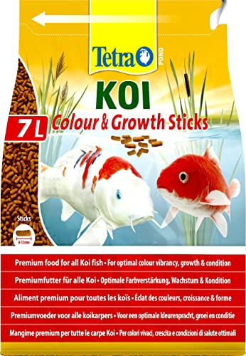 Tetra Koi Pond Fish Food Colour & Growth Sticks 2.2kg - biologically balanced for larger koi fish