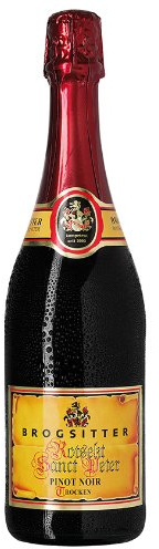6x 0,75l - Brogsitter - Rotsekt Sanct Peter - Pinot Noir-Sekt - Deutschland - Roter Sekt trocken