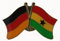Yantec Freundschaftspin Deutschland-Ghana Pin Flagge