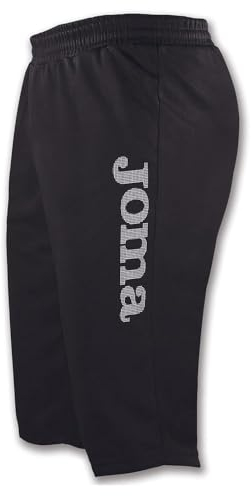 Joma Luxor, Pantaloni Capri Unisex - Adulto, Nero, L