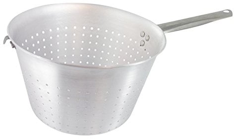 Pentole Agnelli Colapasta e Scaldapasta Conico, Argento, 24 cm