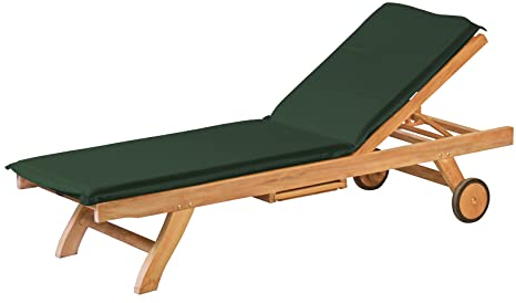 Liegenauflage Auflage für Sonnenliege grün dunkelgrün Premium Made in Germany