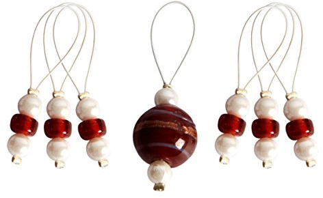 KnitPro KP10935 Zooni: Bead Stitch Markers: Amaryllis, 1