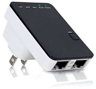 300Mbps Wireless Travel Router, WiFi Repeater, AP, Range Extender features IP QoS and WPS