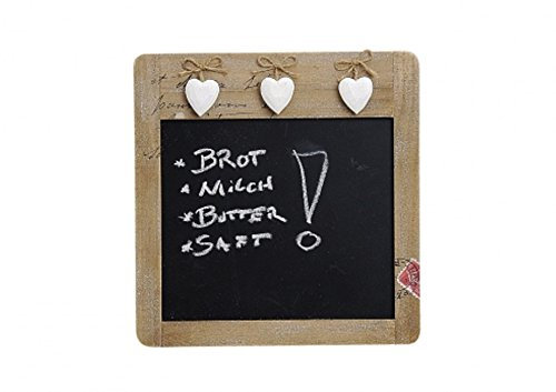 Memotafel Kreidetafel Küchentafel Memoboard Wandtafel Holz zum Hängen 29 x 28 cm