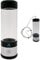 Osmio Duo Hydrogen Water Bottle 400ml - Portable Hydrogen Water Generator with Glass Bottle